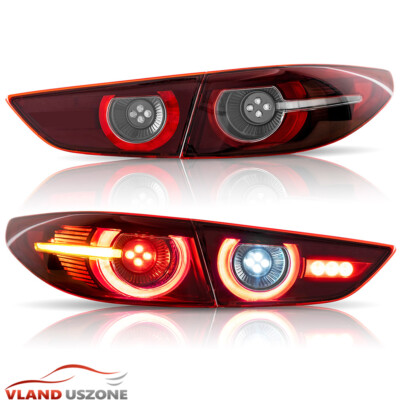 For Mazda 3 Axela 2019-2022 LED New Style Tail Lights w/Startup Sequential Set
