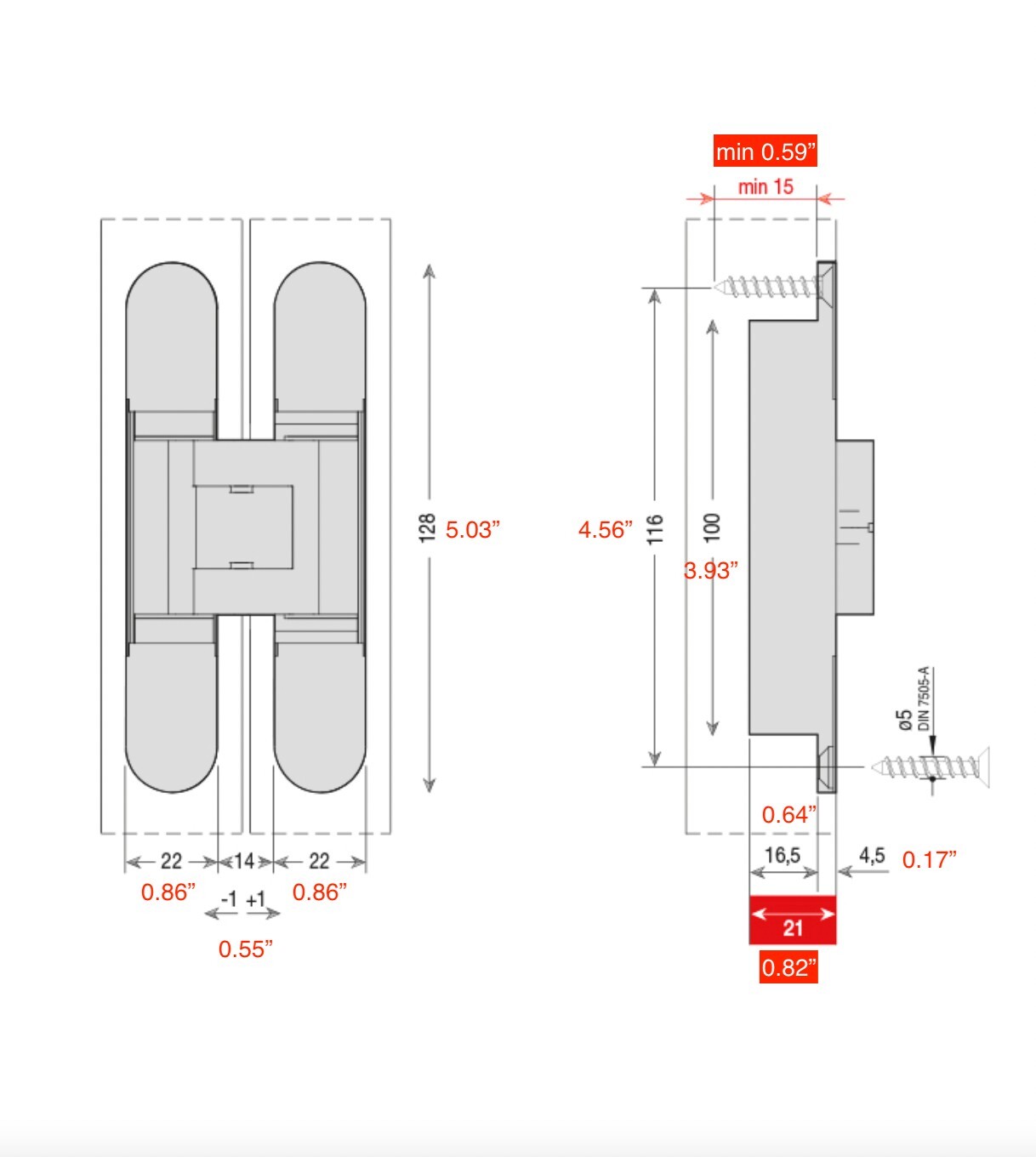 3D Invisible Hinges for Interior Doors Satin Black eBay