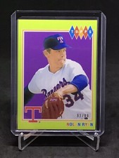 2022 Topps Brooklyn Collection Nolan Ryan Base Card Chartreus Parallel #93/99