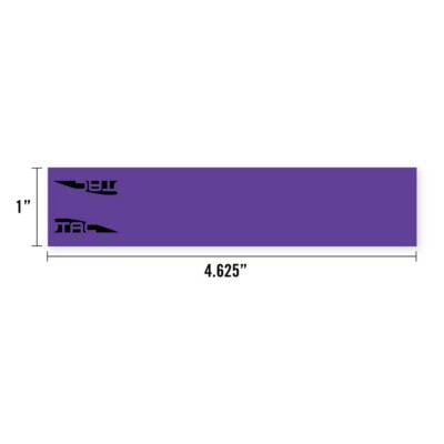 TAC Vanes Standard Arrow Solid Wrap 4.675'' Purple 13 Pack - 80TAC-0135107-1145