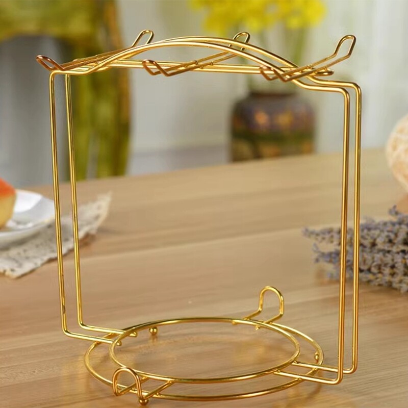 Coffee Cups Holder Stand Cup Plate Organizer Metal Mug Tree Cups Coffee