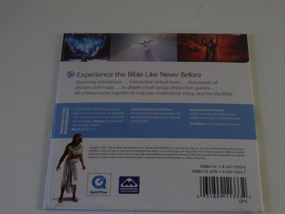 Ilumina Interactive Bible Starter Edition Premium Gold 2003 Brand New Sealed - Image 2 of 2