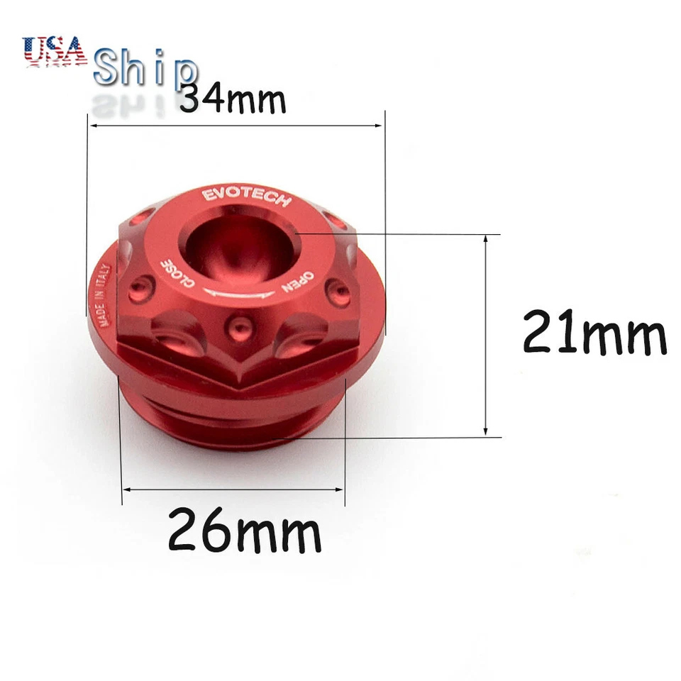 CNC para Yamaha YZFR1-R1 1998-2014/R3 2015 2016 2017-2018 tapa de aceite de llenado de motor Foto 2 de 4