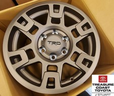 New Oem Toyota Flat Bronze Trd Aluminum 17 Inch Wheels 4 Piece Set