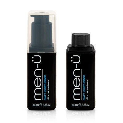 men-u Matt Moisturiser 100ml | Combat Oily Greasy Skin | Matte Anti-Shine Cream