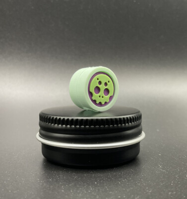 Koch Tools x Playge Collab - PVC KapSkyll - Easter Glow EDC Bead Zipper Pull