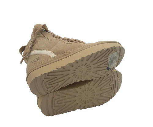 U G G Highlel Sand Chestnut Black Suede Damen Größen Sneaker Schuhe High Top - Bild 14 von 19