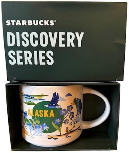 Starbucks Alaska Discovery Series Ceramic Coffee Mug Cup NIB