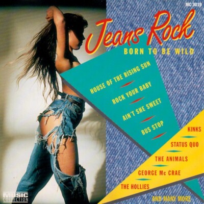 Jeans Rock  BORN TO BE WILD | CD |The Animals,  Martha Reeves, Shanana.. ...