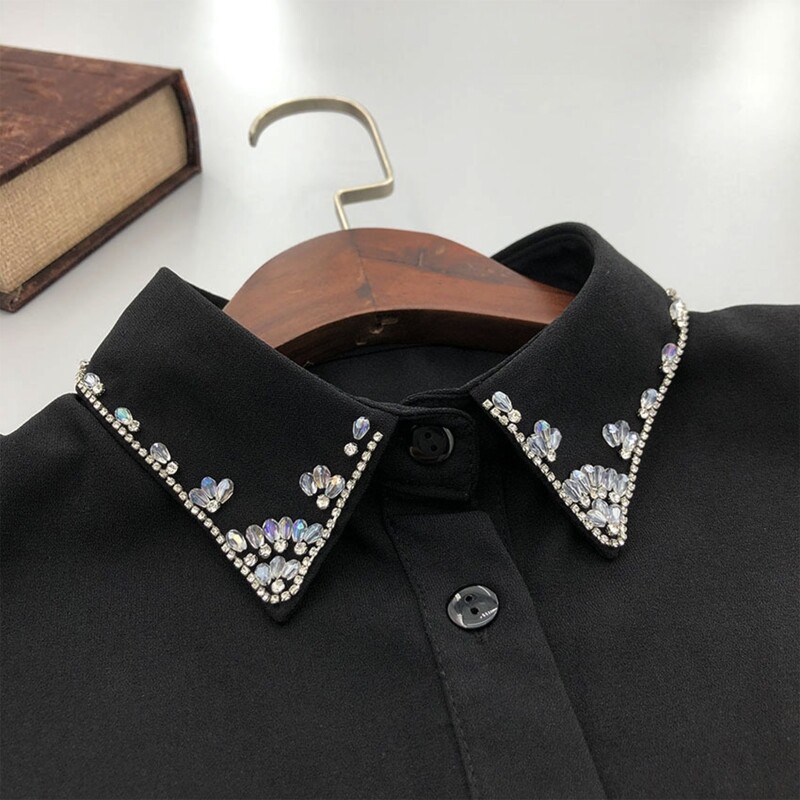 Fashion Styles Fake Collar for Shirt Detachable Collars Solid Shirt