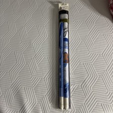 NEW WILTON ANNOUNCEMENT BANNER W/ POLES 2.5  X 1.5    WELCOME BABY  