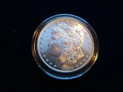 1890 MORGAN SILVER DOLLAR MS BU SHARP BEAUTY