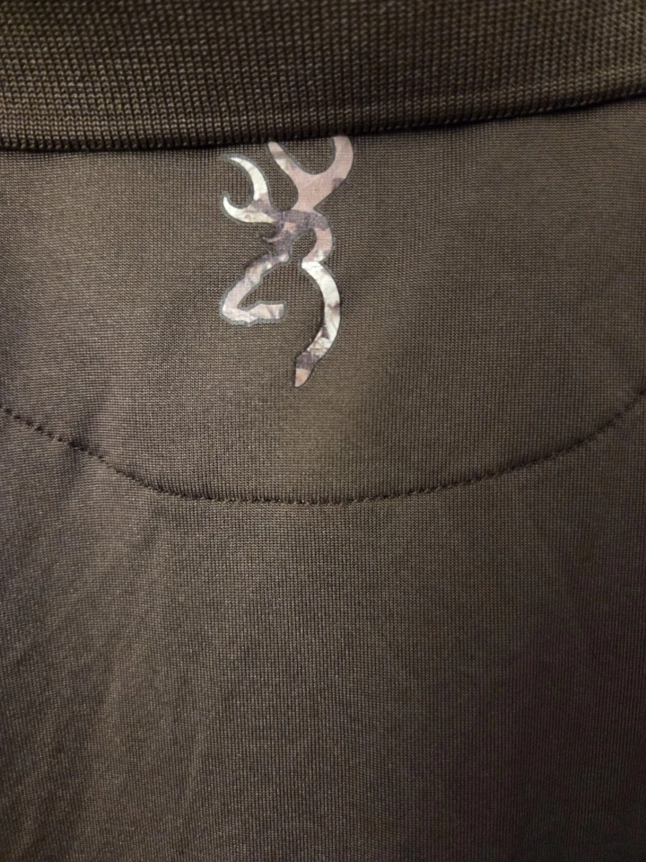 Browning Boys Large  Brown Camouflage Polo Shirt - Image 4 of 4