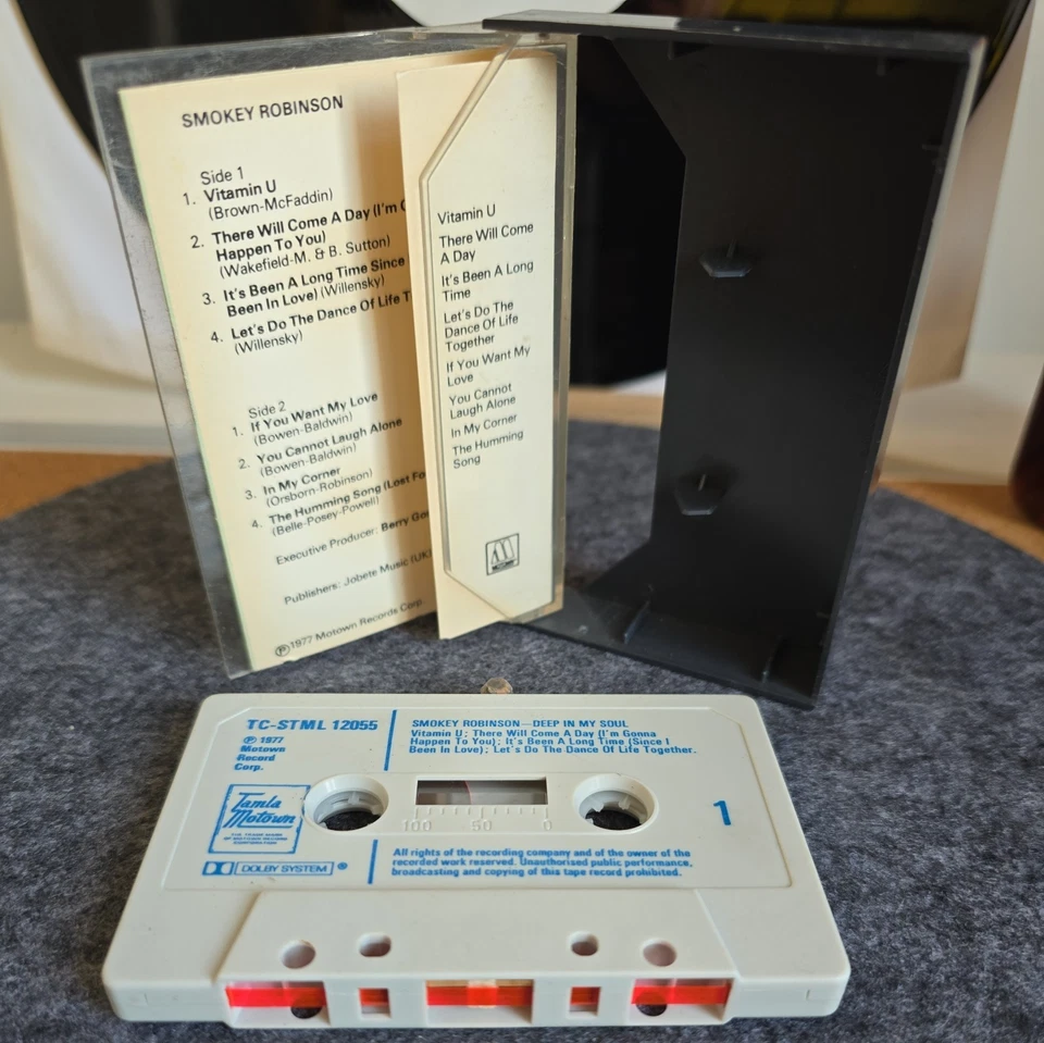 Smokey Robinson - Deep In My Soul - 1977 RARE Motown Records Cassette Free P&P  - Image 2 of 4