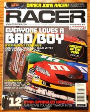 Racer Magazine March 2009 Kyle Busch - Racers of the Year Danica Jones