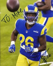 Terrell BURGESS  Signed 8x10 Photo! LOS ANGELES RAMS! “To Mike”! W/COA