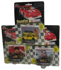 Racing Champions Stock Car Nascar Toy Lot w/ Cards - Rusty Wallace, Bobby Hamil