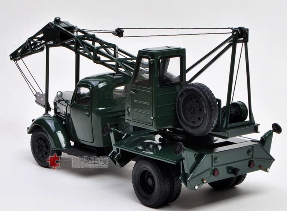 Grúa móvil Jiefang CA10 1956 1:24 28 CM CONSTRUCCIÓN VEHÍCULO MÁQUINA MODELO FUNDIDO A PRESIÓN Foto 2 de 4