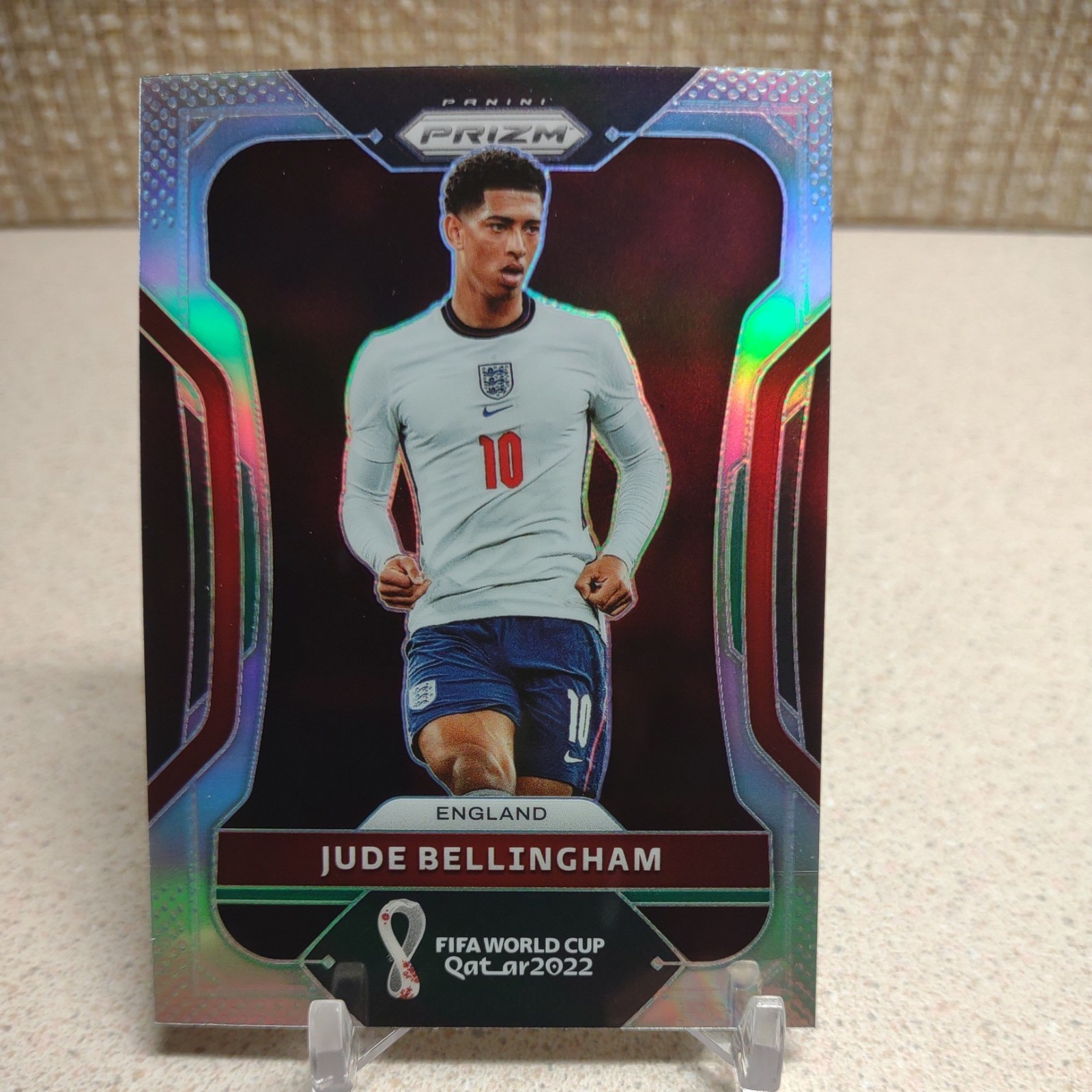 2022 Panini Prizm FIFA World Cup #90 Jude Bellingham Silver Prizm England