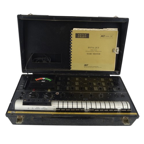 B&K 747B Dyna-Jet Mutual Conductance Tube Tester Tested Manual