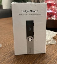 Ledger Nano S Cryptocurrency Hardware Wallet - Factory Sealed New in Box