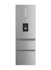 Image of Haier HTW5618EWMG 357 Litre Combi Fridge Freezer in Silver 53209