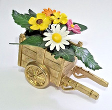 Vintage Fleurs Des Siecles Enamel Flower Cart Jane Hutcheson 1979
