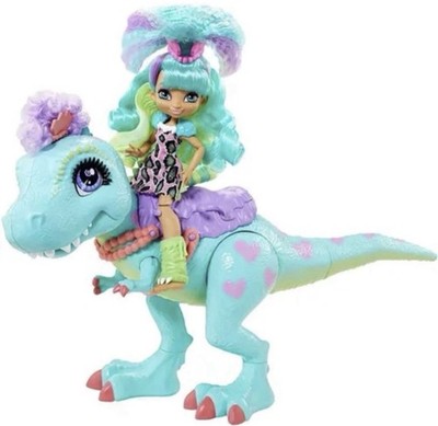Mattel Cave Club Rockelle Puppe & Tyrasaurus   Urzeit-Abenteuer  