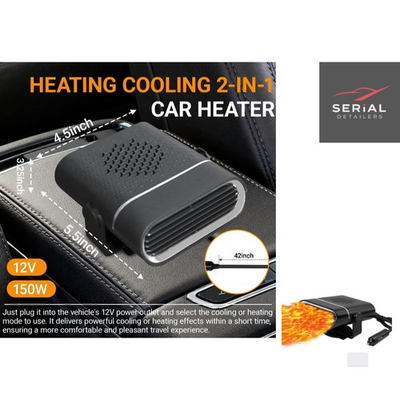 #ad Portable Car Heater for Vehicle 12V That Plugs into Cigarette Lighter Window Utv $7.99