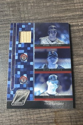 2005 Donruss Zenith - Mark Teixeira, Michael Young, Hank Blalock #M-4  (MEM)