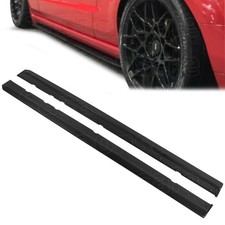 Sasa Cdc Style Pu Side Skirts Lip Spoiler For 2005-2009 Ford Mustang V6 V8