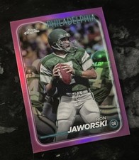 2024 Topps Chrome PINK REFRACTOR Ron Jaworski #158 Philadelphia Eagles