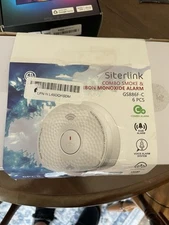 Siterlink Smoke And Carbon Monoxide Detector Combo, 2 In 1 Fire