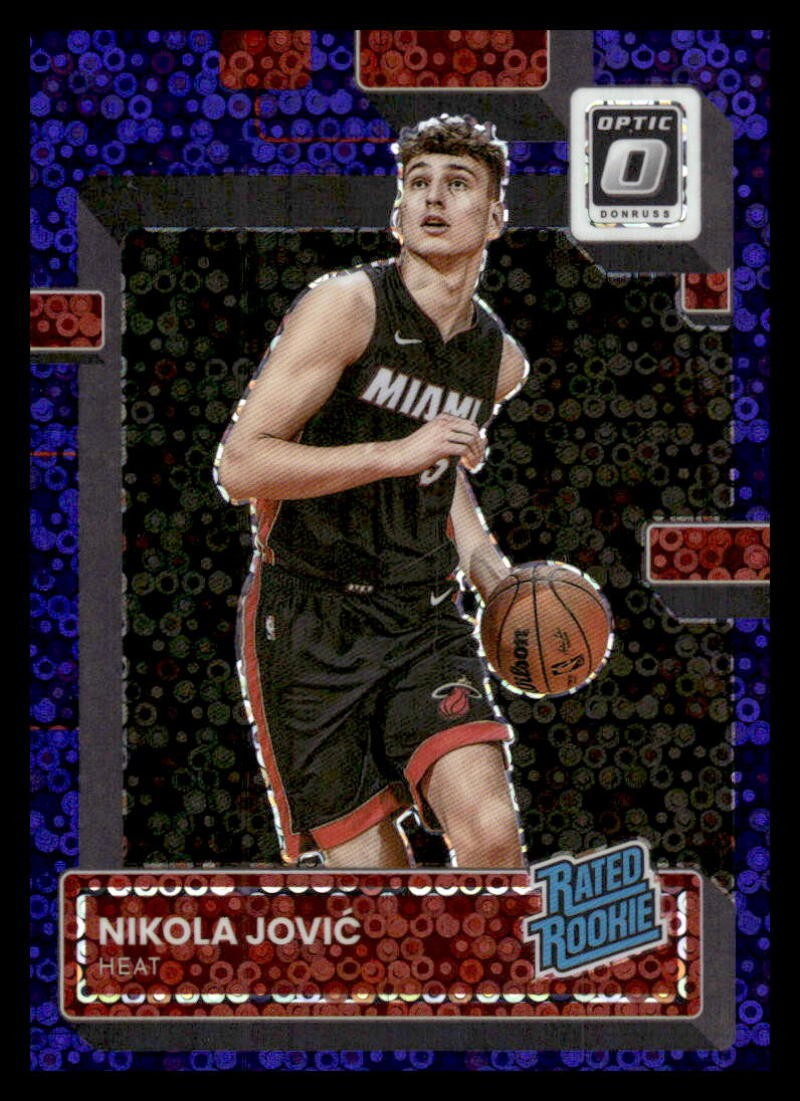 2022-23 Donruss Optic Fast Break Purple #224 Nikola Jovic NM-MT 18/99 ID:334308