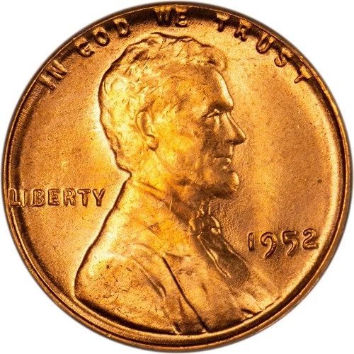 1952 Lincoln Wheat Cent - RD -GEM BU!