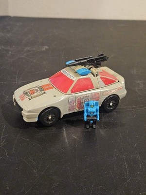 Vintage Transformers G1 Headmasters Jr Figure Siren 1988 With Quig And Large Gun