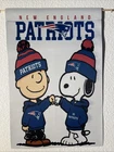 Garden Flag 12x18 New England Patriots NFL Snoopy Charlie Brown Handmade