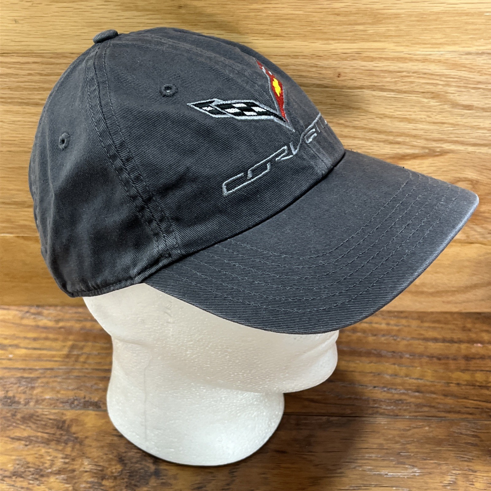 Corvette Hat Black Adjustable Strapback Embroider… - image 3