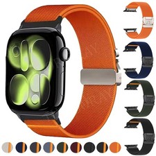 For Apple Watch Nylon iWatch Strap Band Series 12 11 10 9 8 7 6 5 4 Ultra 4 3 2