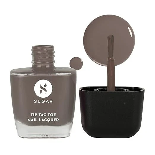 SUGAR Cosmetics Tip Tac Toe Nail Polish Classic | Long Lasting, 100% Chip Resis...