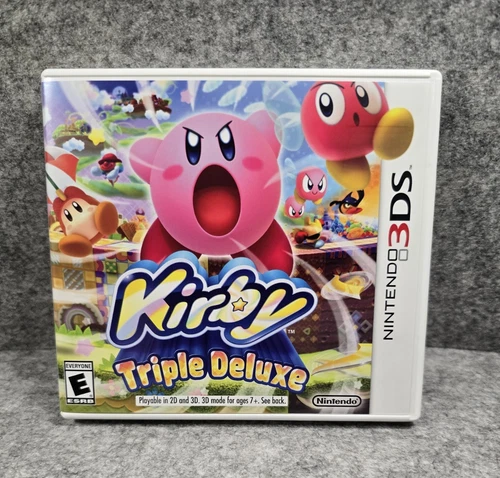 Kirby Triple Deluxe for Nintendo 3DS complete w/ box & insert, CIB, tested
