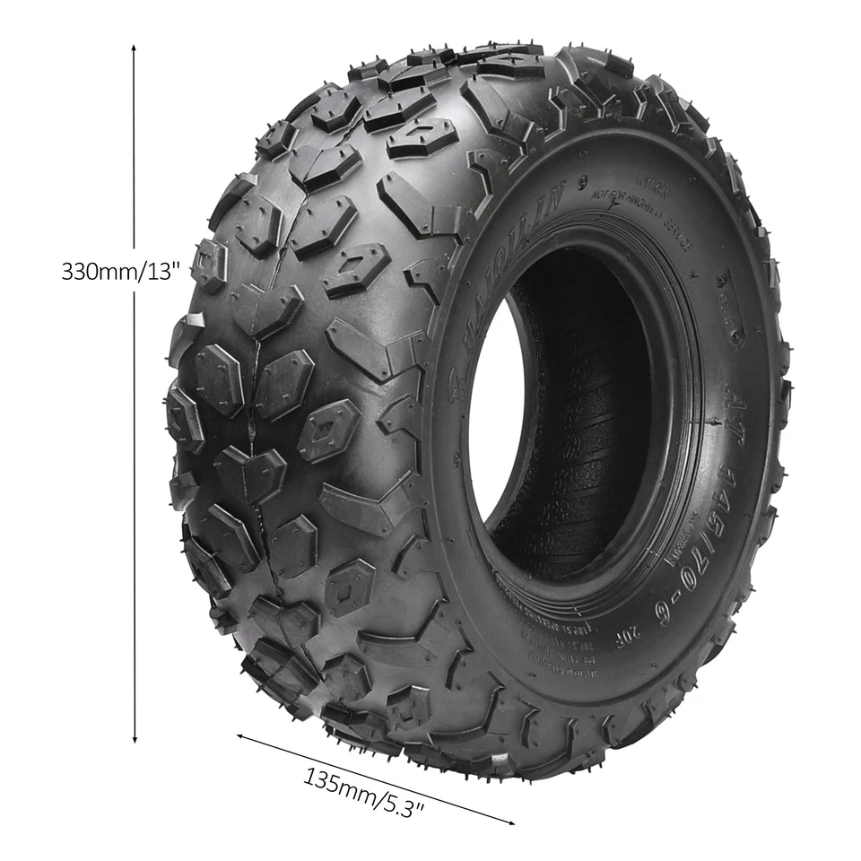 Set 4 Of 145/70-6 18x9.5-8 Tires Tubeless 4PR Garden Trator Lawn Mower ATV Buggy - Image 2 of 4