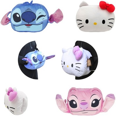 Hello Kitty / Stitch Cuddle Buddy   Plüschkissen & Handwärmer Plüschtier Kissen