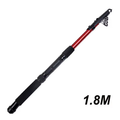 Telescopic Light Action Red 5' 11" Spinning Rod