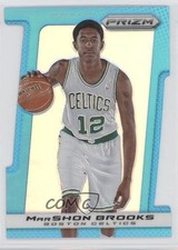 2013-14 Panini Prizm Light Blue Prizm Die-Cut 112/199 MarShon Brooks #181 2w8