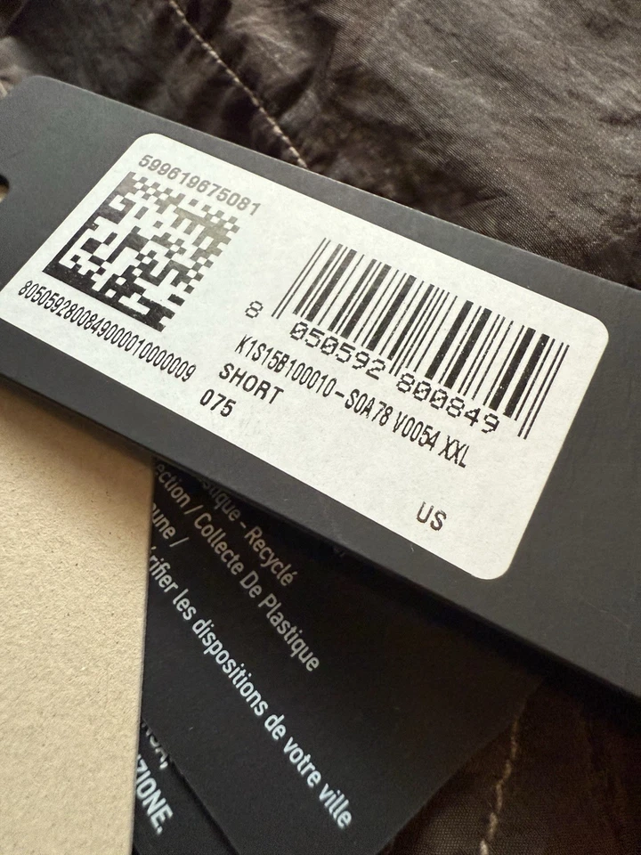 Stone Island Nylon Metal Econyl Khaki Swim Shorts Trunks Mens XXL BNWT DS - Image 3 of 4