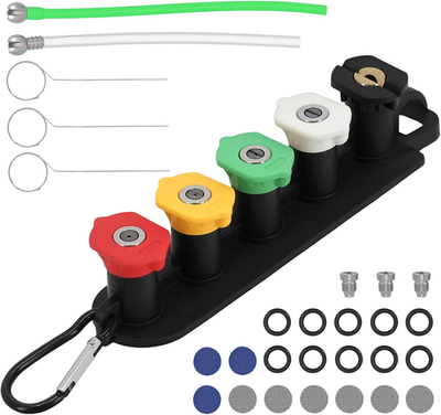 #ad Pressure Washer Accessories: Nozzle Tips Foam Cannon Kit amp; O Rings $18.99