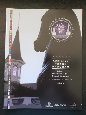 2011 - Breeders Cup @ Churchill Downs Program - Friday 11/4 - MINT Condition