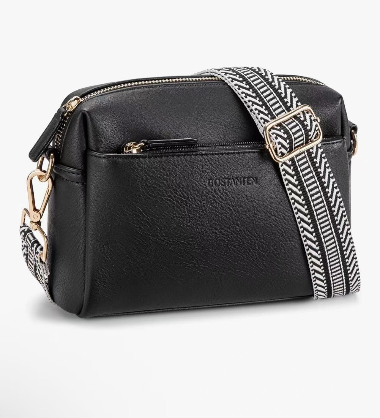 BOSTANTEN Small Crossbody Purse for Women Triple Zip Cell Ph