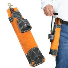 Welding Rod Holder Cowhide Welding Rod Storage Tube Welding Bag Electrode Bag